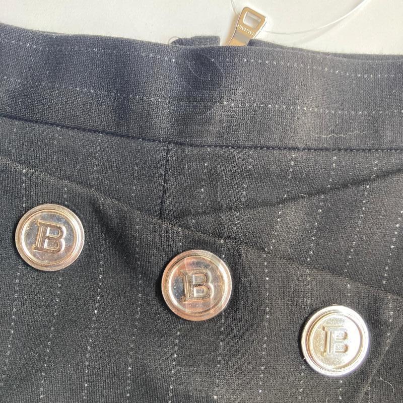 PANTALONCINO BAMBINO BALMAIN NEROM FILI ARGENTATI E BOTTONI | Mercatino dell'Usato Carmagnola 2