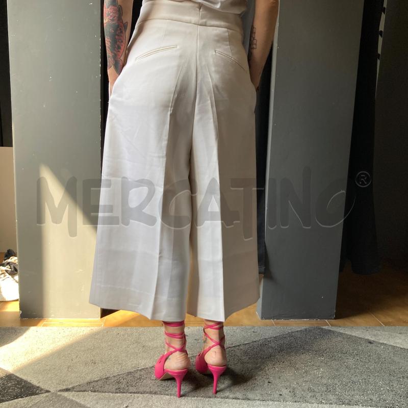 PANTALONE DONNA BIANCO JIL SANDER ZUAVA  | Mercatino dell'Usato Carmagnola 3