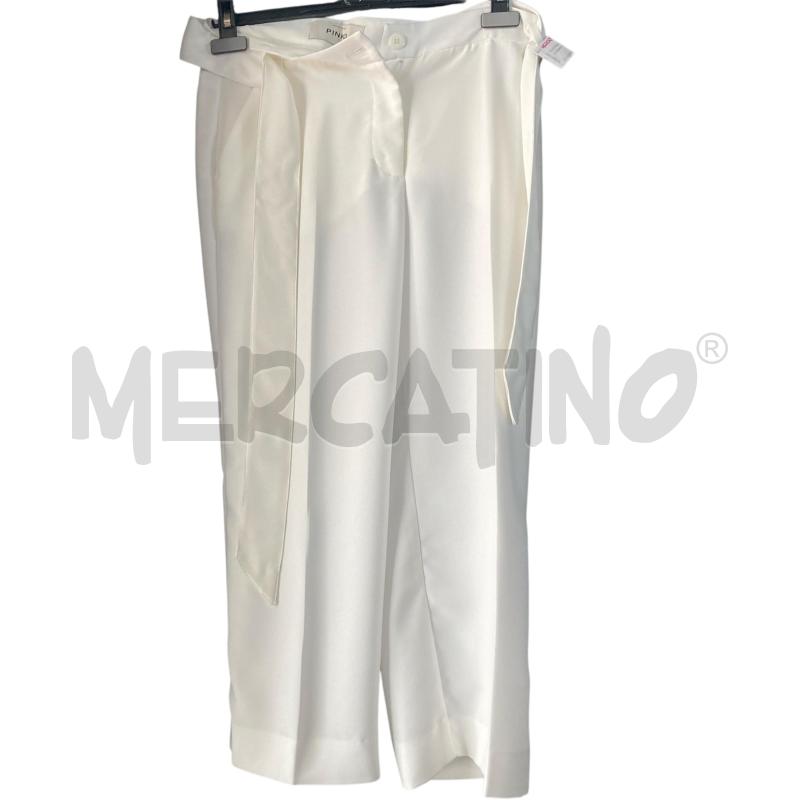 PANTALONE DONNA BIANCO PINKO CINTURA  | Mercatino dell'Usato Carmagnola 1