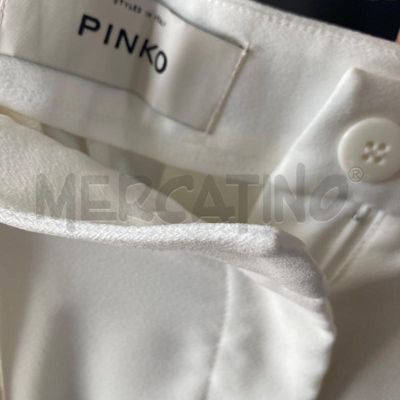 PANTALONE DONNA BIANCO PINKO CINTURA  | Mercatino dell'Usato Carmagnola 2
