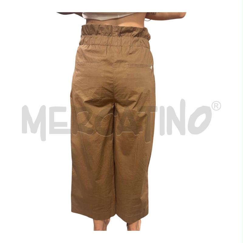 PANTALONE DONNA MARRONE DONDUP ELASTICO VITA ALTA  | Mercatino dell'Usato Carmagnola 2