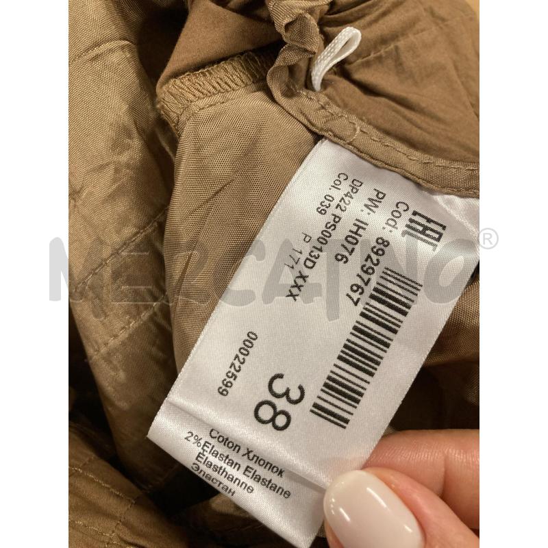PANTALONE DONNA MARRONE DONDUP ELASTICO VITA ALTA  | Mercatino dell'Usato Carmagnola 4