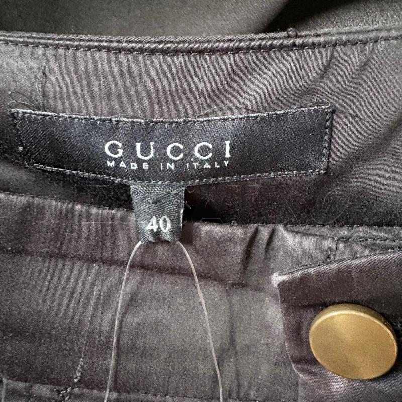 PANTALONE DONNA NERO GUCCI BOTTONE BRONZO  | Mercatino dell'Usato Carmagnola 4