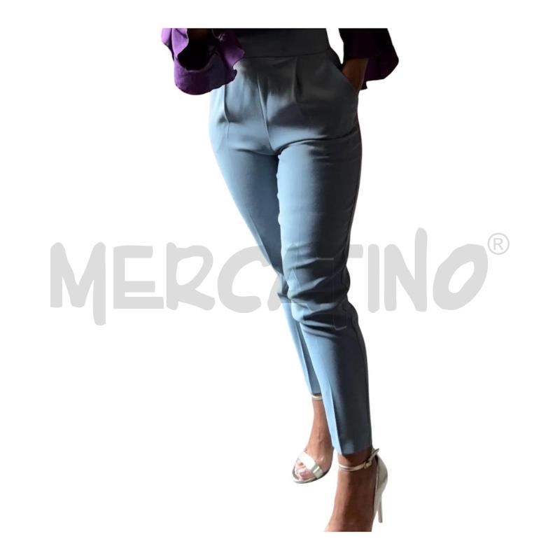 PANTALONE DONNA PINKO AZZURRO FASCIA ALTA VITA  | Mercatino dell'Usato Carmagnola 1