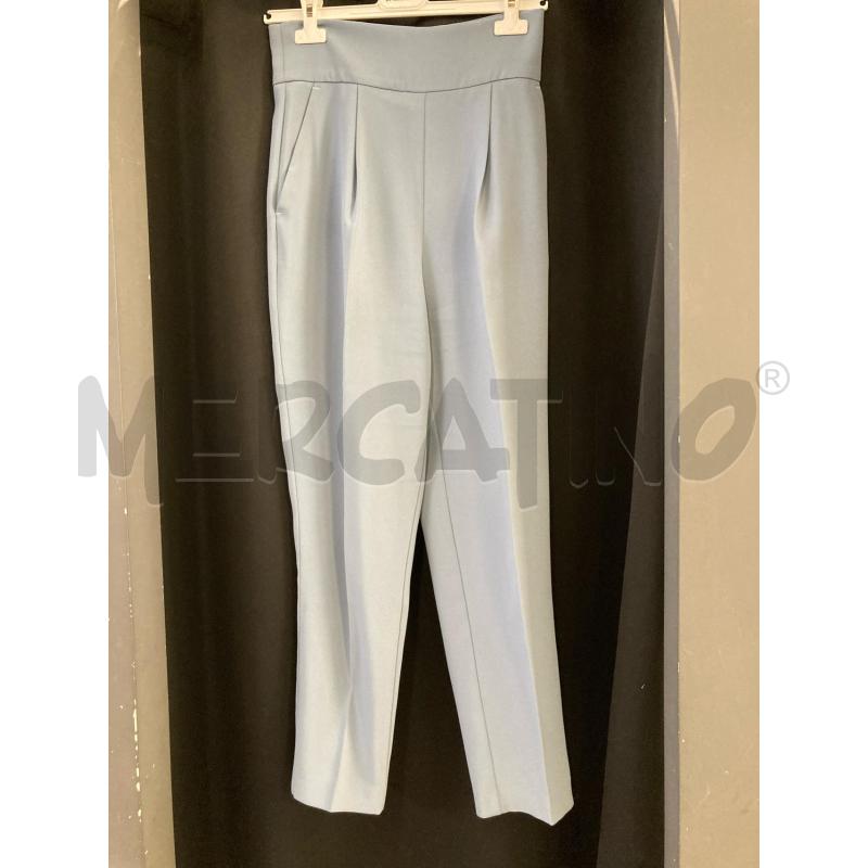 PANTALONE DONNA PINKO AZZURRO FASCIA ALTA VITA  | Mercatino dell'Usato Carmagnola 4