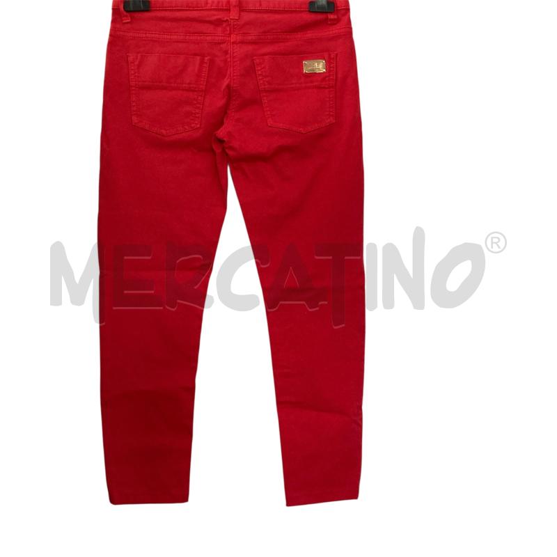 PANTALONE DONNA ROSSO ELISABETTA FRANCHI CHINO  | Mercatino dell'Usato Carmagnola 2