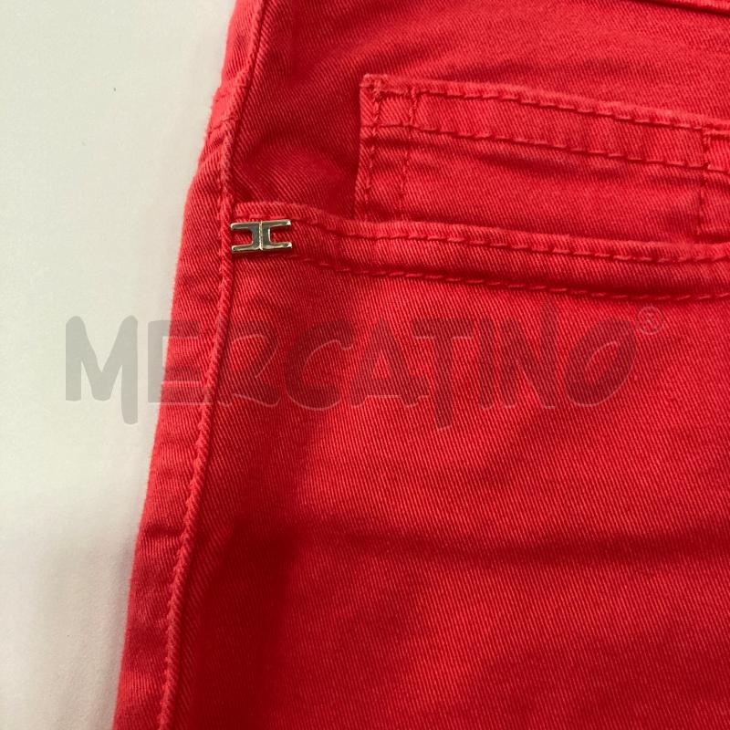 PANTALONE DONNA ROSSO ELISABETTA FRANCHI CHINO  | Mercatino dell'Usato Carmagnola 3