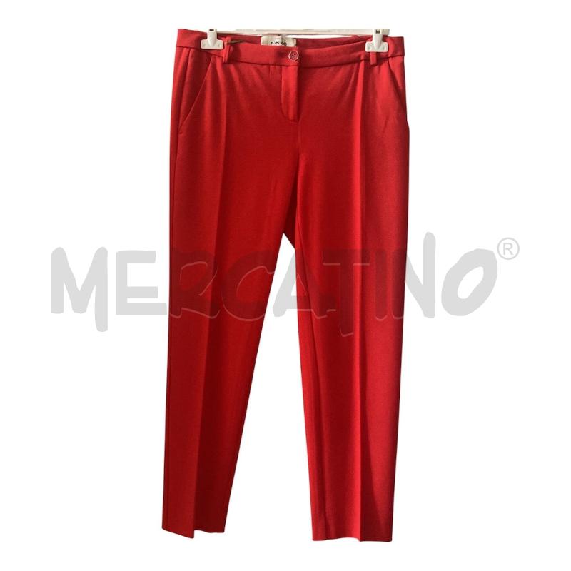 PANTALONE DONNA ROSSO PINKO ELASTICO  | Mercatino dell'Usato Carmagnola 3