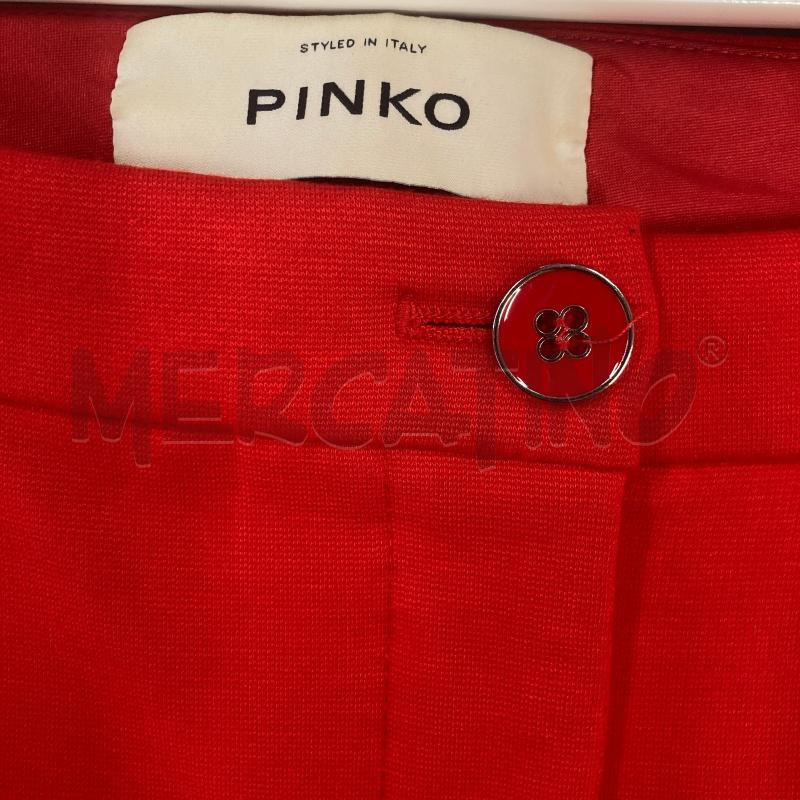 PANTALONE DONNA ROSSO PINKO ELASTICO  | Mercatino dell'Usato Carmagnola 5