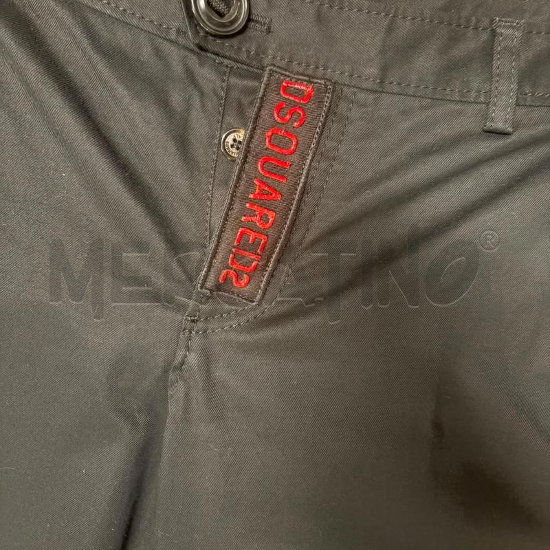 PANTALONE UOMO NERO DISQUARED SCRITTA ROSSA  | Mercatino dell'Usato Carmagnola 2