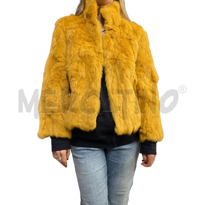 PELLICCIOTTO DONNA CARACTERE GIALLO LAPIN CORTA  | Mercatino dell'Usato Carmagnola 1