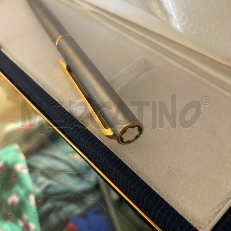 PENNA A SFERA MONT BLANC ANNI 80 TITANIO  | Mercatino dell'Usato Carmagnola 4