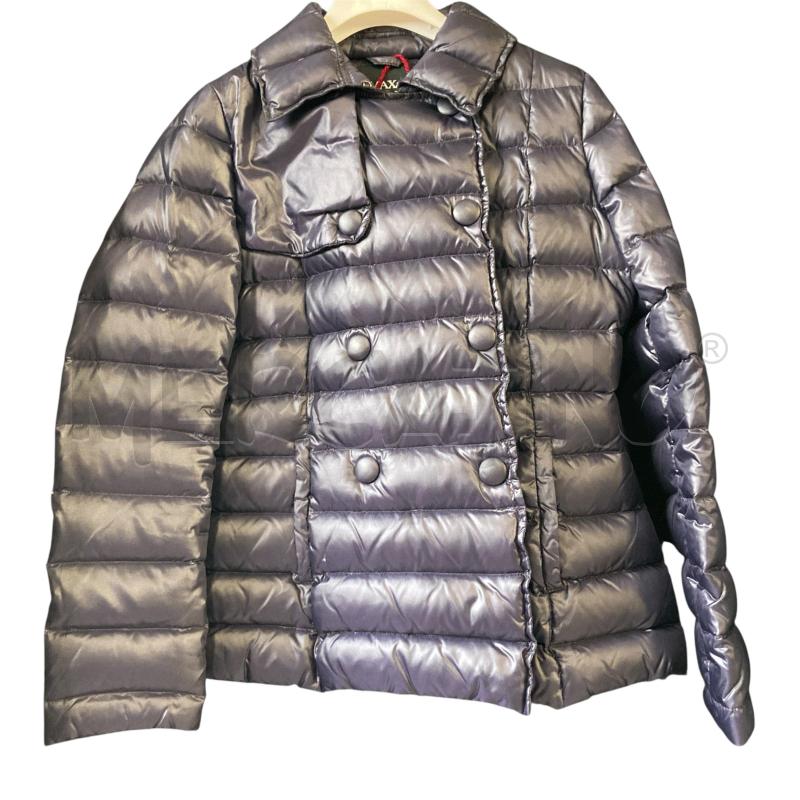 PIUMINO DONNA BLU DOPPIO PETTO MAX&CO  | Mercatino dell'Usato Carmagnola 1