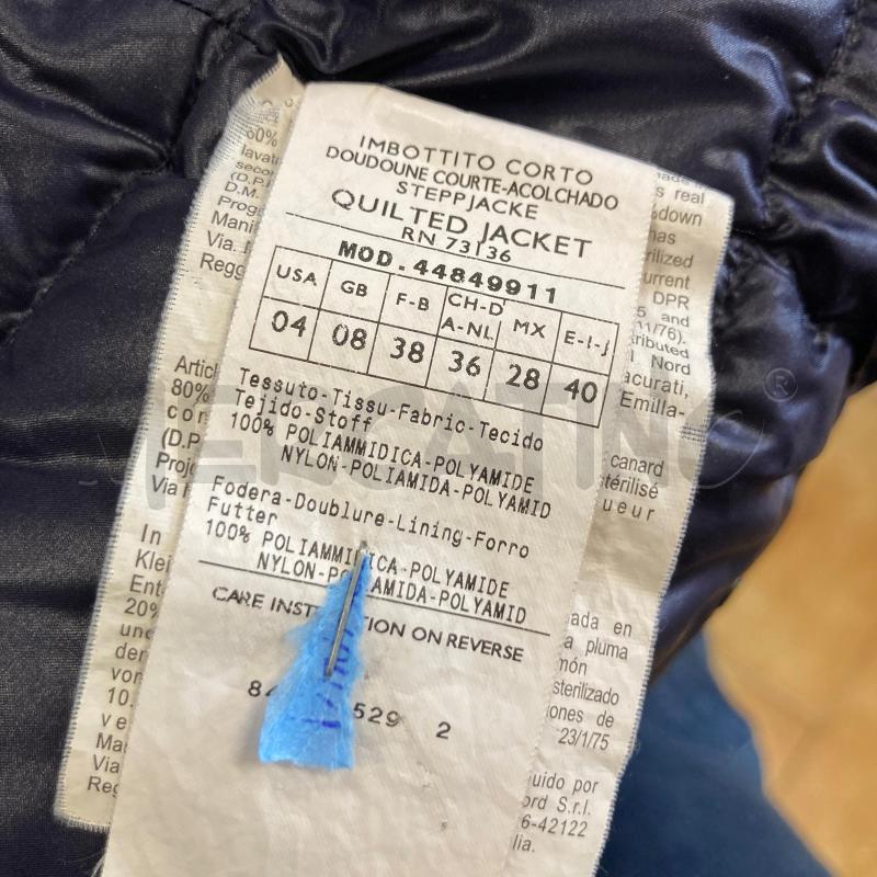 PIUMINO DONNA BLU DOPPIO PETTO MAX&CO  | Mercatino dell'Usato Carmagnola 4