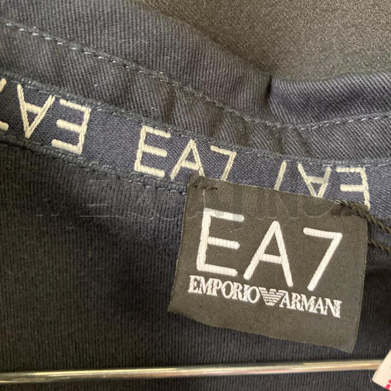 POLO DONNA EA7 EMPORIO ARMANI  BLU RIGHE B  | Mercatino dell'Usato Carmagnola 2