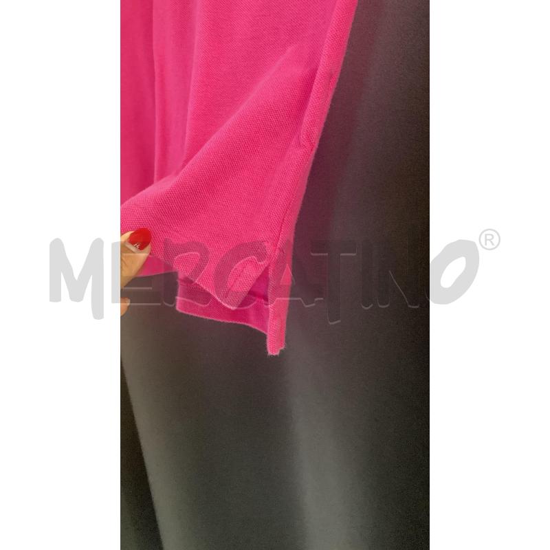 POLO DONNA FUXIA POLO RALPH LAUREN STEMMA VERDE  | Mercatino dell'Usato Carmagnola 4