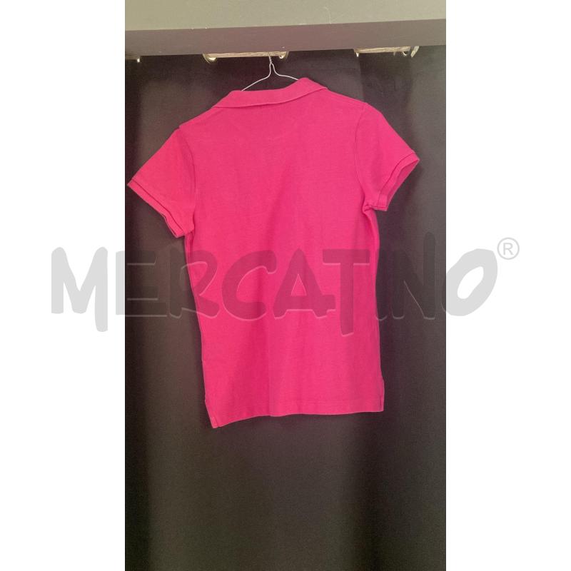 POLO DONNA FUXIA POLO RALPH LAUREN STEMMA VERDE  | Mercatino dell'Usato Carmagnola 5