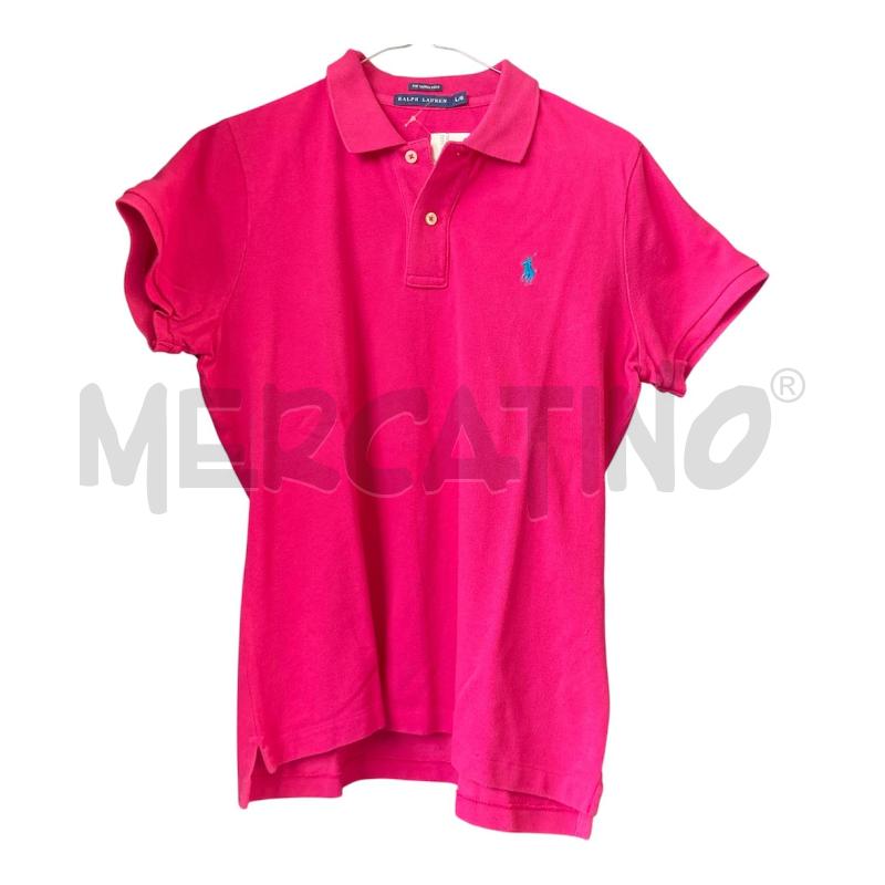POLO DONNA FUXIA RALPH LAUREN STEMMA AZ  | Mercatino dell'Usato Carmagnola 1