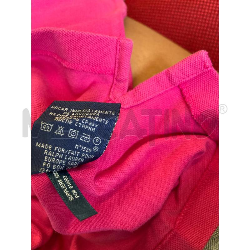 POLO DONNA FUXIA RALPH LAUREN STEMMA AZ  | Mercatino dell'Usato Carmagnola 4