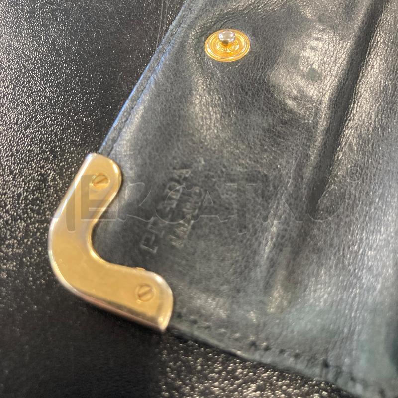 PORTA CARTE NERO VERNICE PRADA  | Mercatino dell'Usato Carmagnola 2