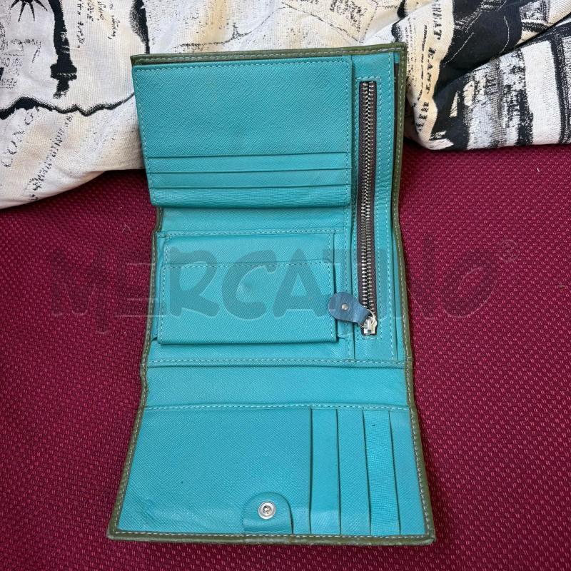 PORTA FOGLIO GAB'S DONNA VERDE LOGO BLU  | Mercatino dell'Usato Carmagnola 4