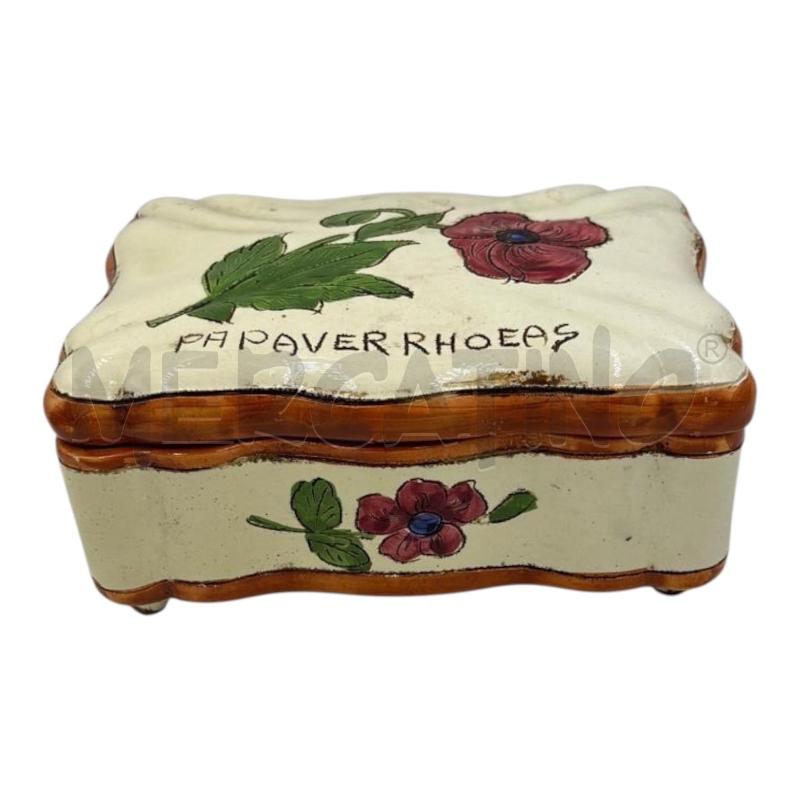 PORTA GIOIE CERAMICA DERUTA PAPAVER RHOEAS  | Mercatino dell'Usato Carmagnola 1