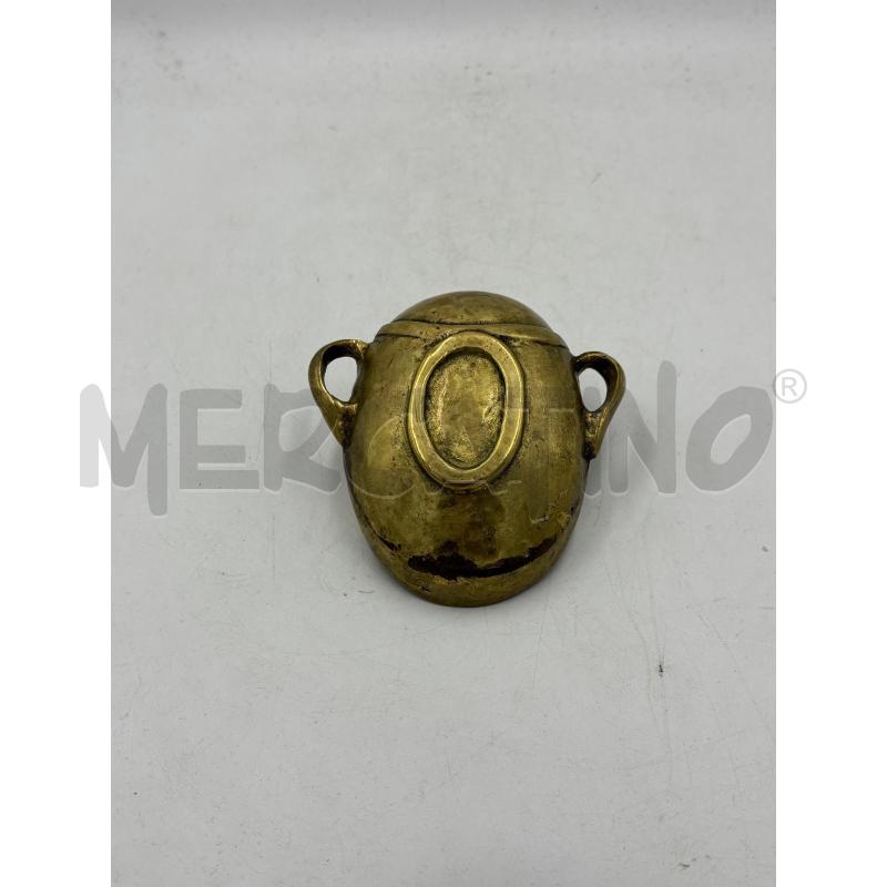 POSA CENERE IN OTTONE MASCHERA BACCO | Mercatino dell'Usato Carmagnola 2