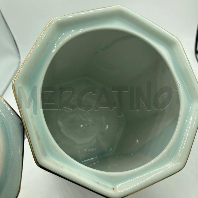 POTICHE VASO LAMART PORCELLANA DIPINTO A MANO | Mercatino dell'Usato Carmagnola 4