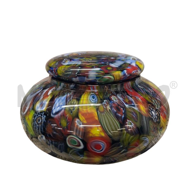 POTICHE VASO STILE MURRINA MILLEFIORI | Mercatino dell'Usato Carmagnola 1