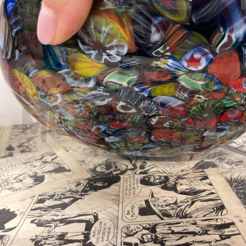 POTICHE VASO STILE MURRINA MILLEFIORI | Mercatino dell'Usato Carmagnola 3