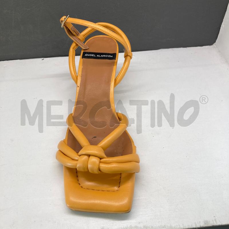 SANDALI DONNA ARANCIO ANGEL ALARCON NODO | Mercatino dell'Usato Carmagnola 2