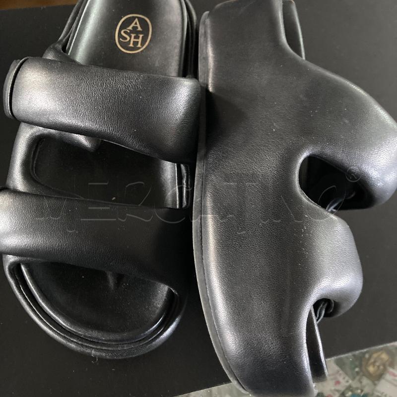 SANDALI DONNA NERO ASH DUE FASCE   | Mercatino dell'Usato Carmagnola 2