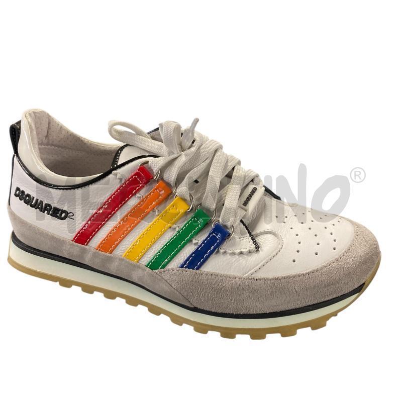 SCARPE BAMBINO DISQUARED2 STRISCE COLOR  | Mercatino dell'Usato Carmagnola 1