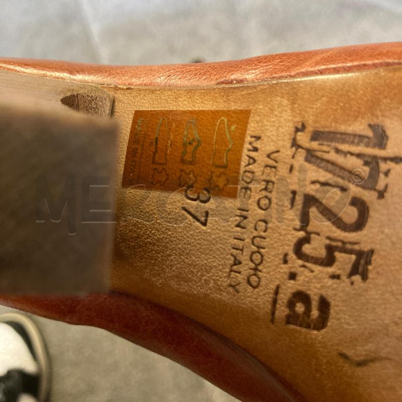 SCARPE DONNA 1725A MARRONI  PUNTA BEIGE | Mercatino dell'Usato Carmagnola 4