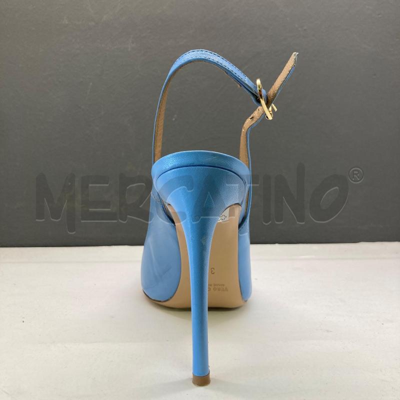 SCARPE DONNA DANIELE TORTORA AZZURRA PELLE  | Mercatino dell'Usato Carmagnola 5