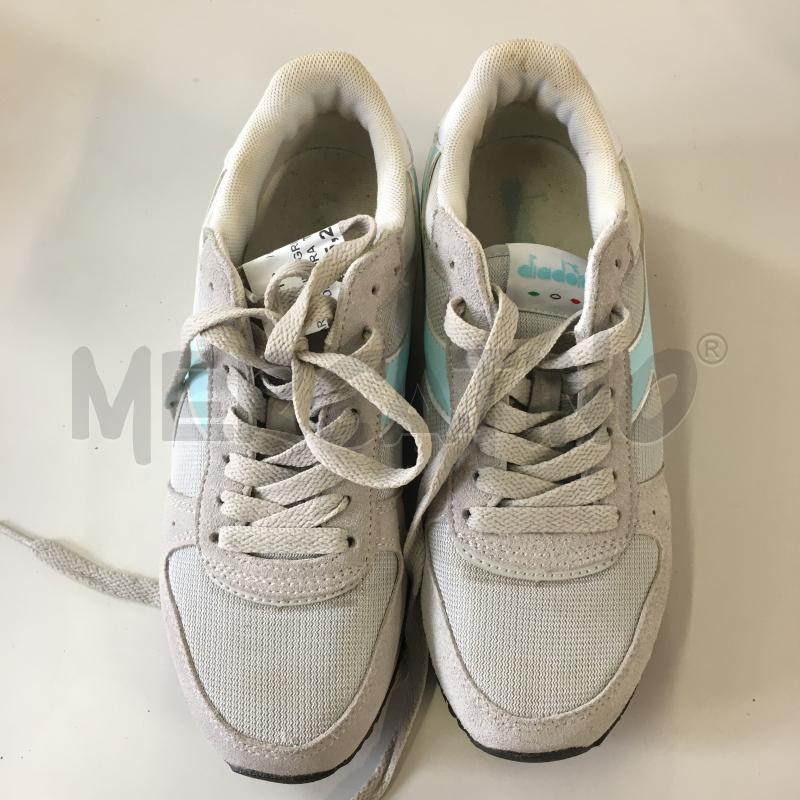 Diadora TRAMA I AZZURRE STRAPPO Azzurro - Consegna gratuita | Spartoo.it !  - Scarpe Sneakers basse Bambino 24,90 €