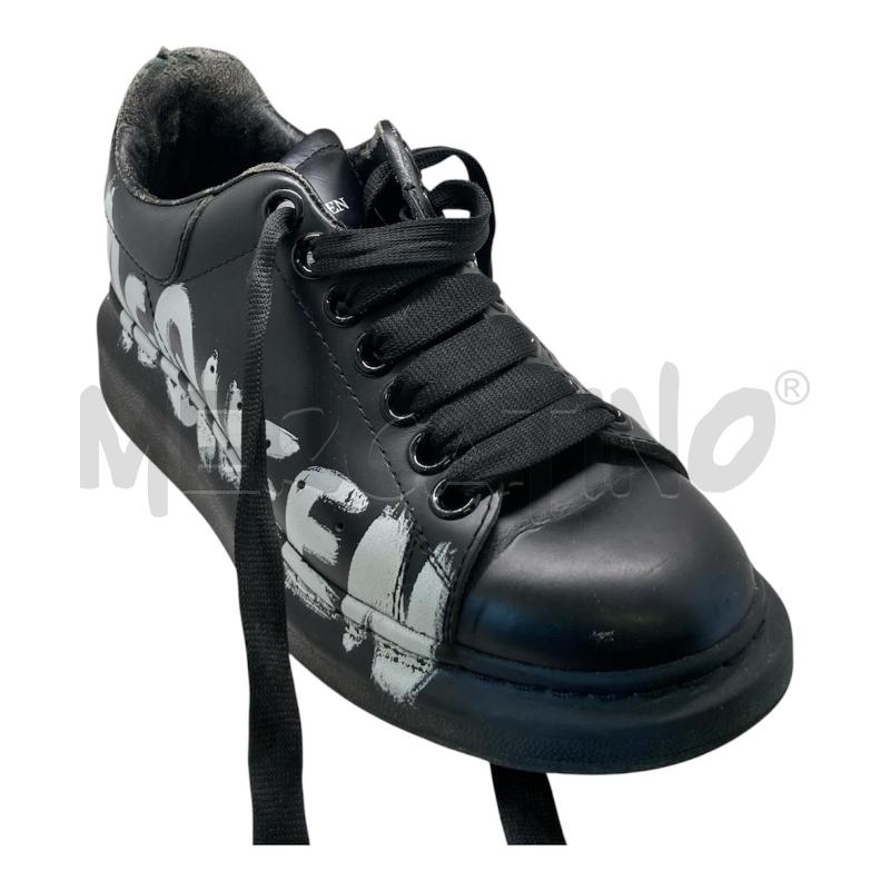 SCARPE DONNA NERA MCQUEEB SCRITTA LATO  | Mercatino dell'Usato Carmagnola 1
