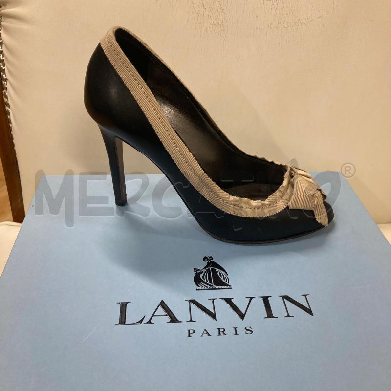 SCARPE DONNA NERA PELLE LANVIN  | Mercatino dell'Usato Carmagnola 2