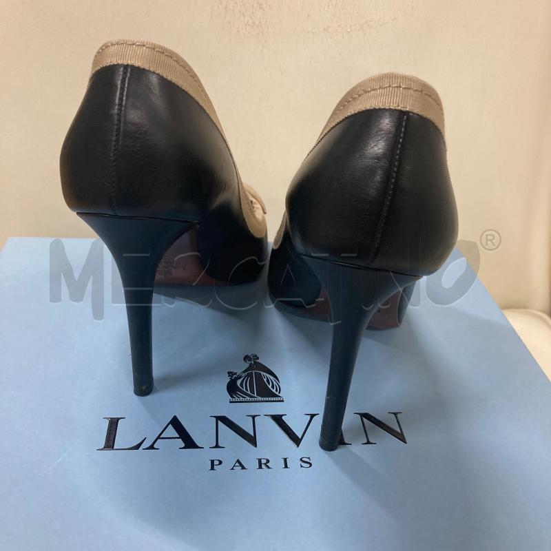 SCARPE DONNA NERA PELLE LANVIN  | Mercatino dell'Usato Carmagnola 3