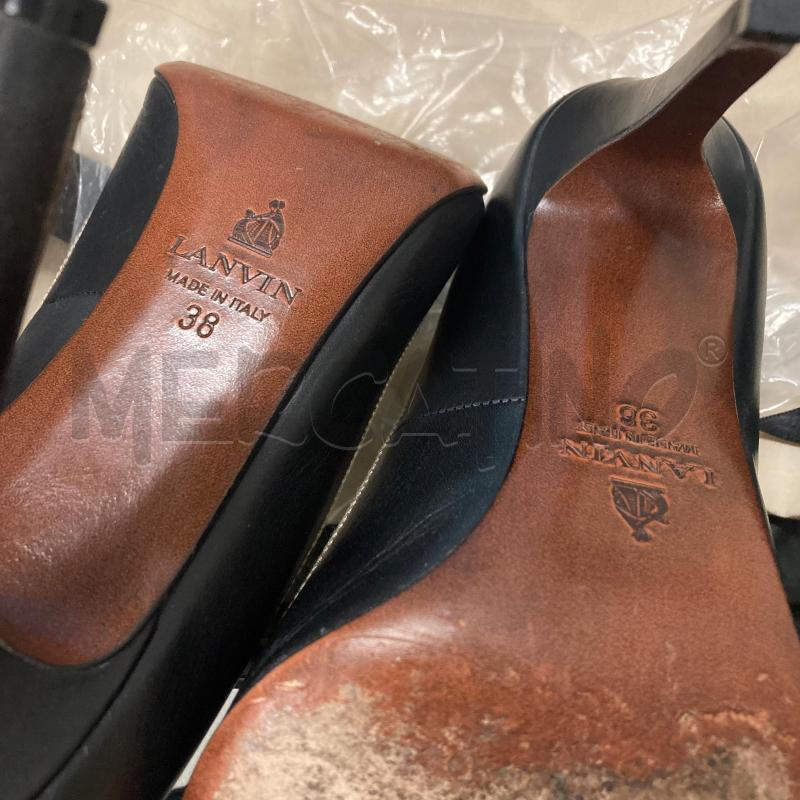 SCARPE DONNA NERA PELLE LANVIN  | Mercatino dell'Usato Carmagnola 4
