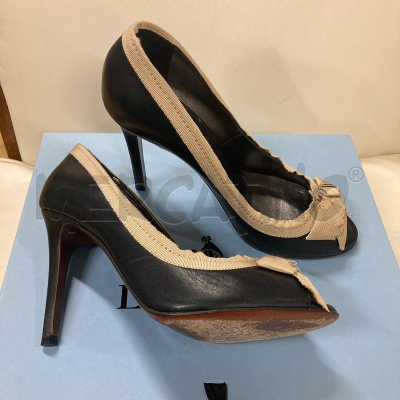 SCARPE DONNA NERA PELLE LANVIN  | Mercatino dell'Usato Carmagnola 5
