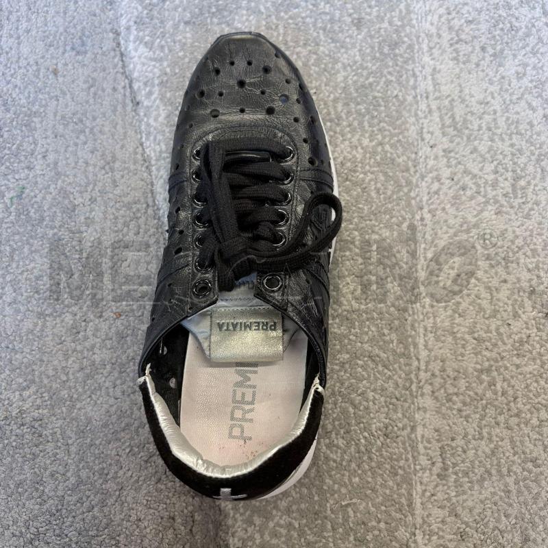 SCARPE DONNA NERA PELLE TRAFORI PREMIATA  | Mercatino dell'Usato Carmagnola 3