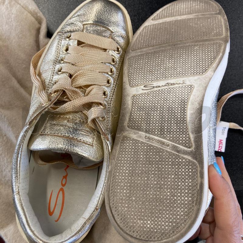 SCARPE DONNA ORO SANTONI PELLE  | Mercatino dell'Usato Carmagnola 3