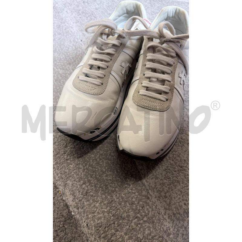 SCARPE DONNA PREMIATA PANNA PELLE MARTELLATA CON PLATEAU  | Mercatino dell'Usato Carmagnola 2