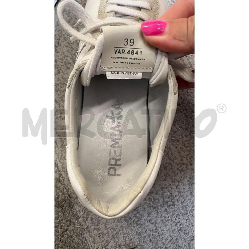 SCARPE DONNA PREMIATA PANNA PELLE MARTELLATA CON PLATEAU  | Mercatino dell'Usato Carmagnola 3