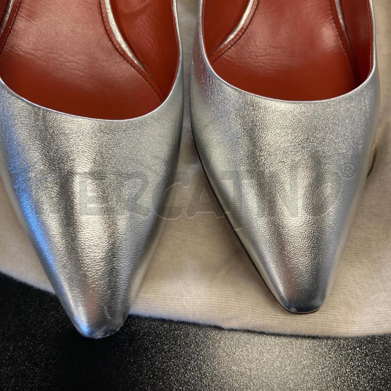 SCARPE DONNA SANTONI PELLE ARGENTO  | Mercatino dell'Usato Carmagnola 3