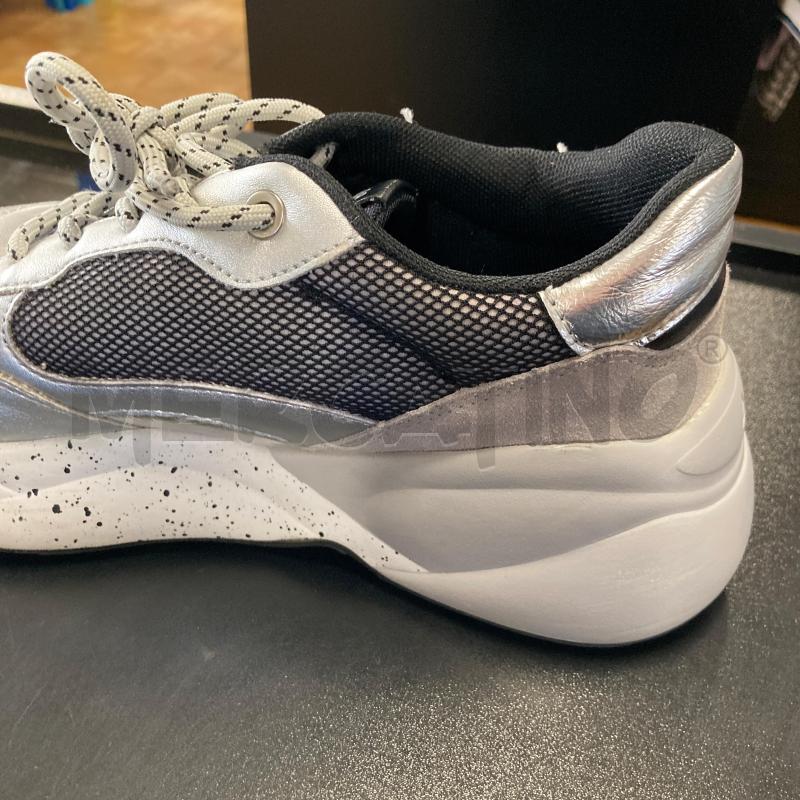 SCARPE DONNA SUN68 ARGENTATE RETE NERA ROV | Mercatino dell'Usato Carmagnola 2