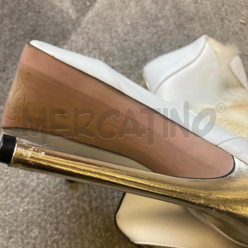SCARPE TACCHI COLAVELLI BIANCA PELLE  | Mercatino dell'Usato Carmagnola 4