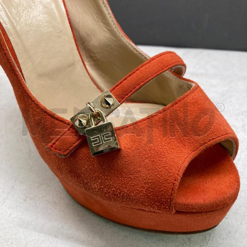 SCARPE TACCHI CORALLO ELISABETTA FRANCHI LUCCHETTO  | Mercatino dell'Usato Carmagnola 5