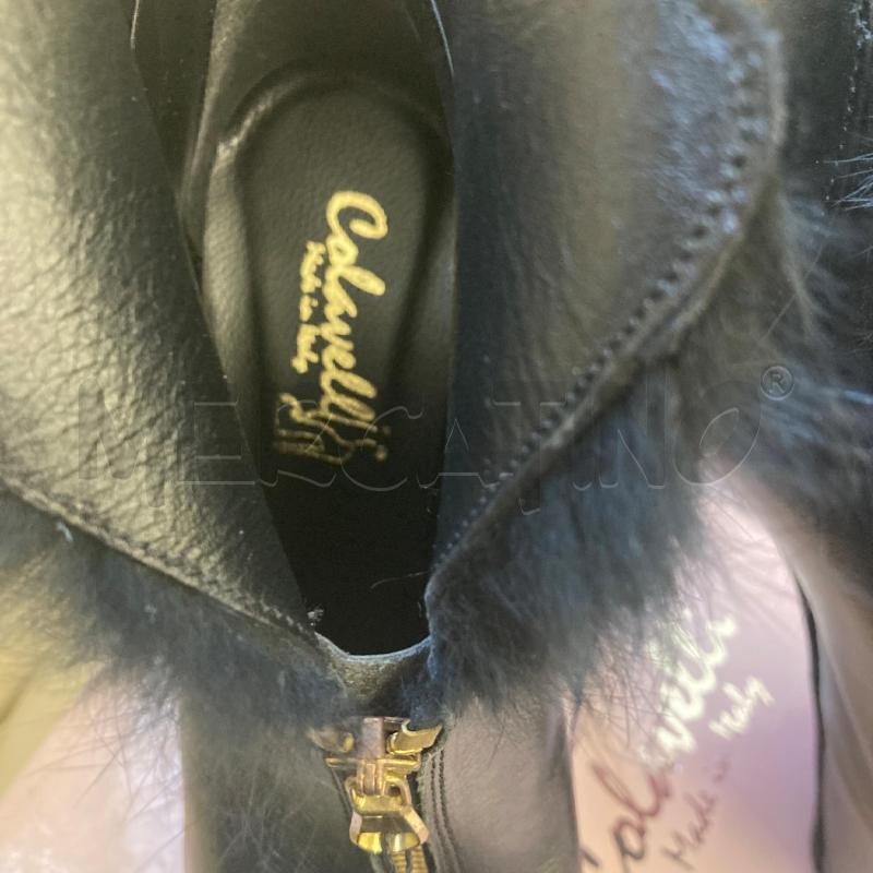 SCARPE TACCHI NERA COLAVELLI PELLICCIA | Mercatino dell'Usato Carmagnola 3